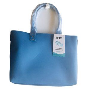 IFLY Blue Weekender 19 in Tote and Crossbody Purse Pouch 5 yr Mfg Warranty W137